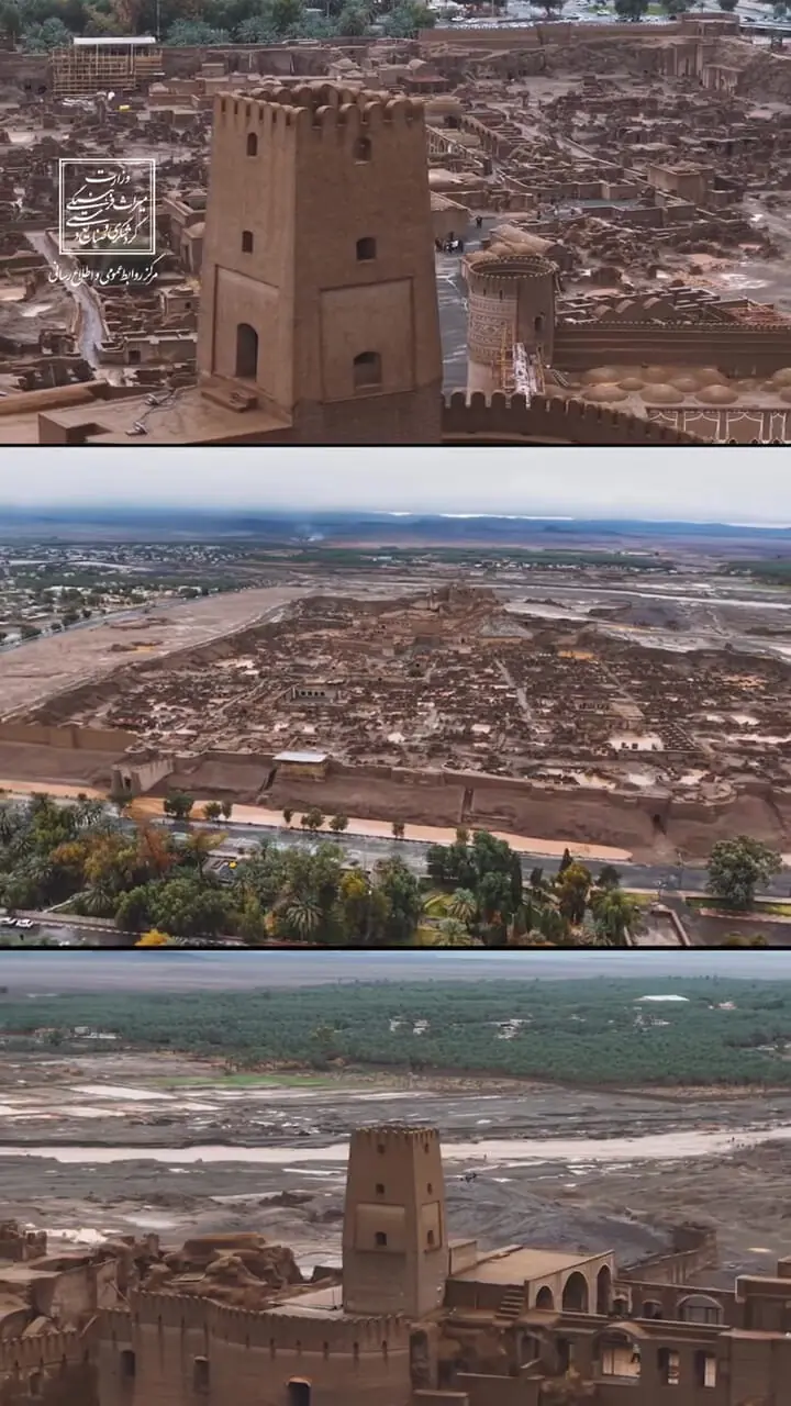 ارگ بم؛ بزرگ‌ترین سازه خشتی جهان + فیلم