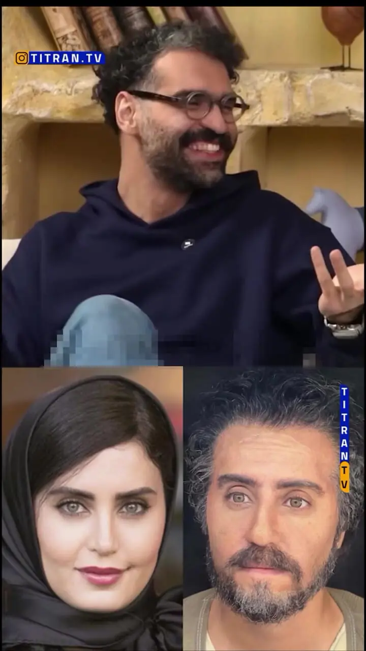 فیلم /  وحید رهبانی بازیگر گاندو : من شبیه الناز شاکردوست هستم / خانم بازیگر : خیلی شبیهید ..