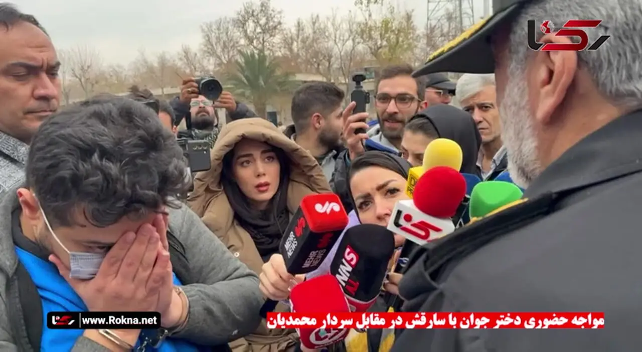 دزد تهرانی: بخاطر مادرم سرقت می کردم / سردار محمدیان: همه بخاطر مادرتان دزد می شوید؟ قد و هیکل خودت را ببین