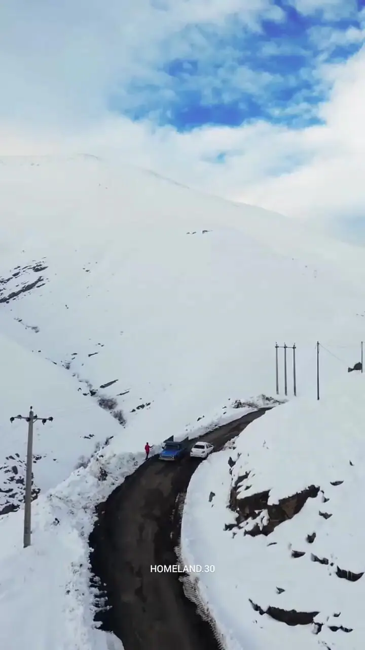 برف و سکوت؛ زرشوران در قاب طبیعت + فیلم