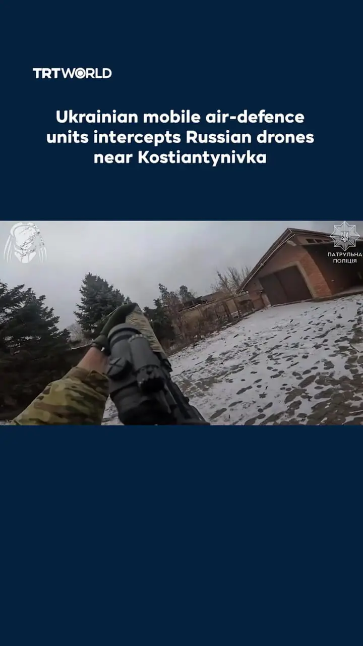 فیلم انهدام پهپادهای FPV روسیه در اوکراین