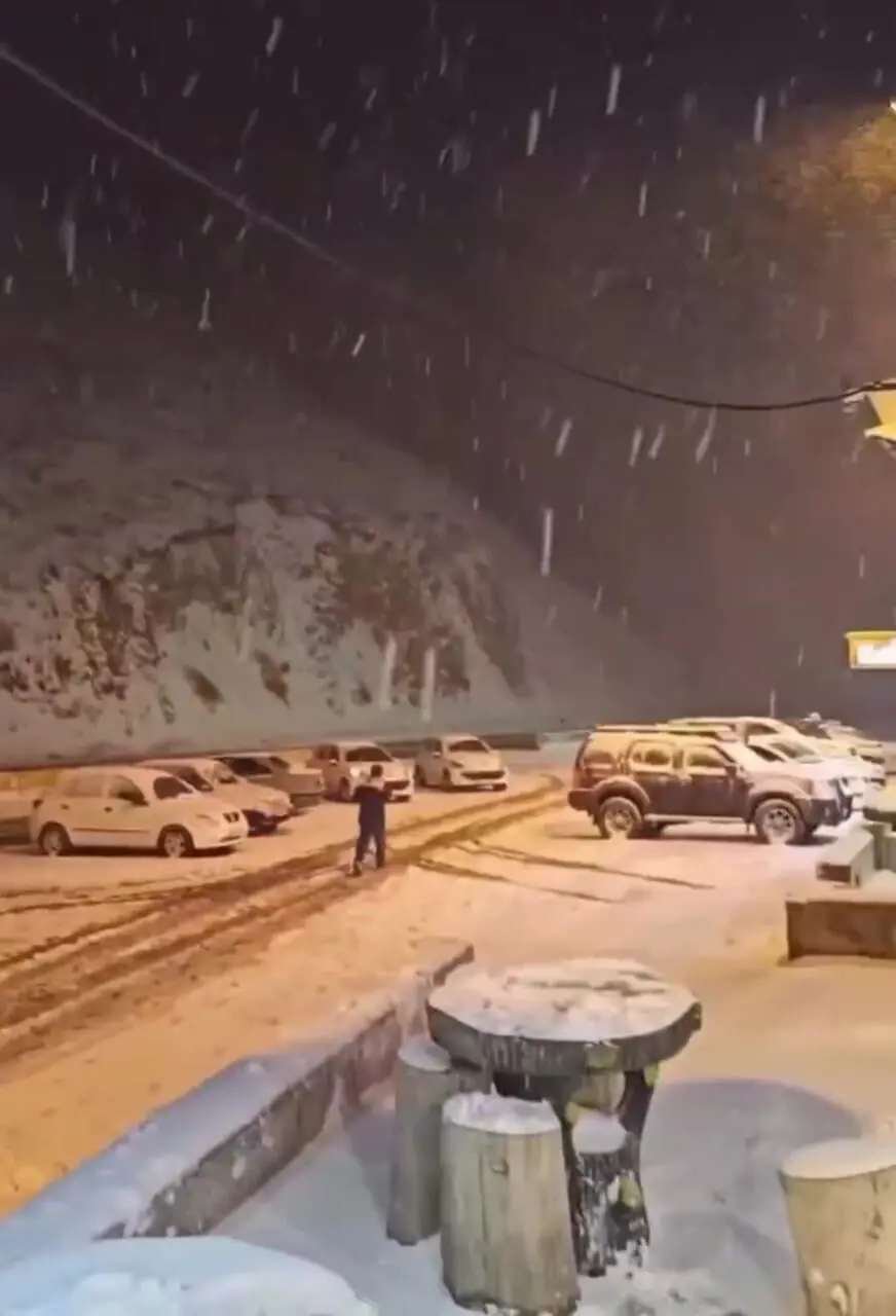 فیلم مناظر زمستانی آشکده کندوان