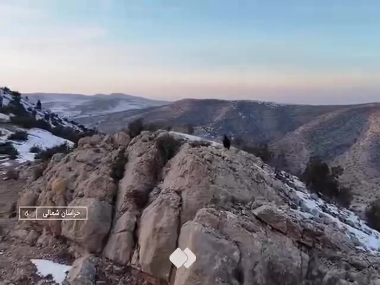 فیلم حمله عقاب به پهپاد در خراسان شمالی