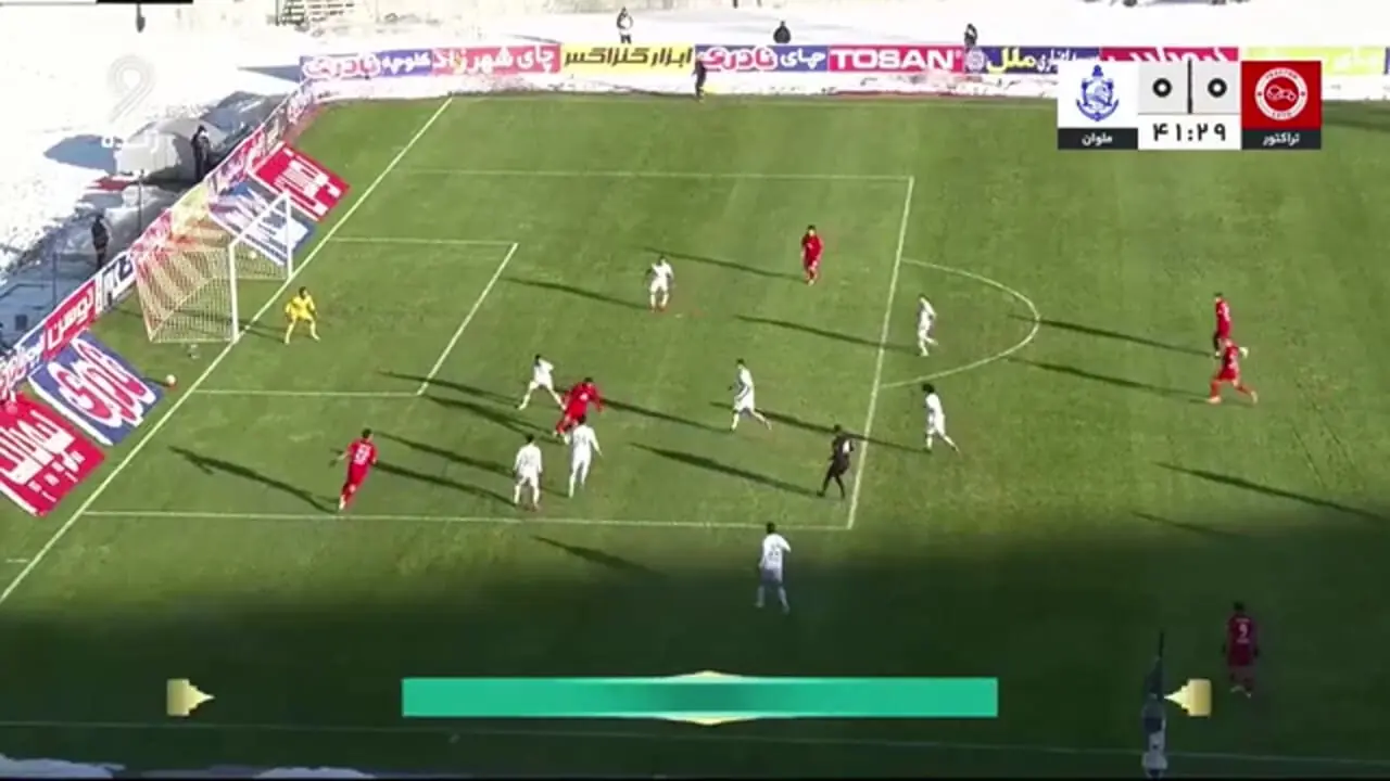 خلاصه بازی تراکتور 0 - ملوان 0