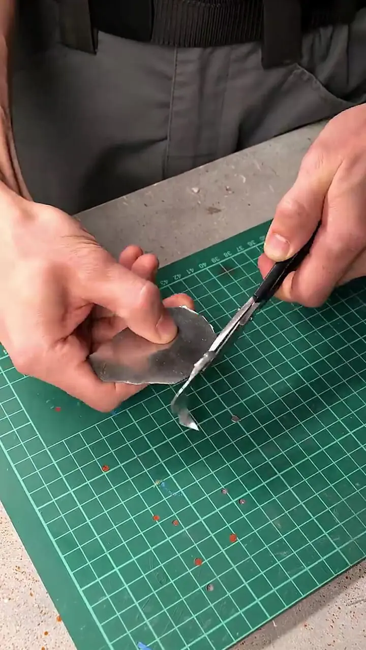 فیلم ساخت گیره پول دست‌ساز با نقره