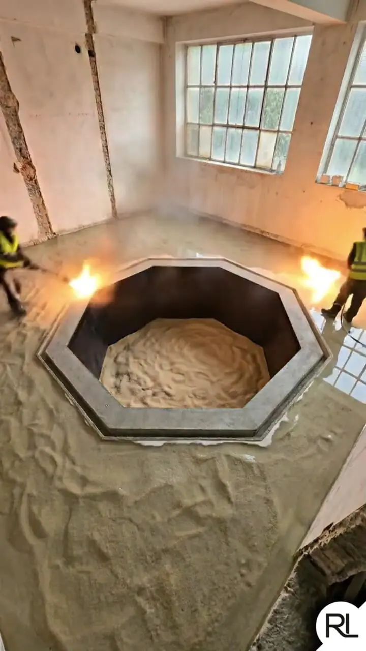 فیلم بازسازی کف با رزین اپوکسی