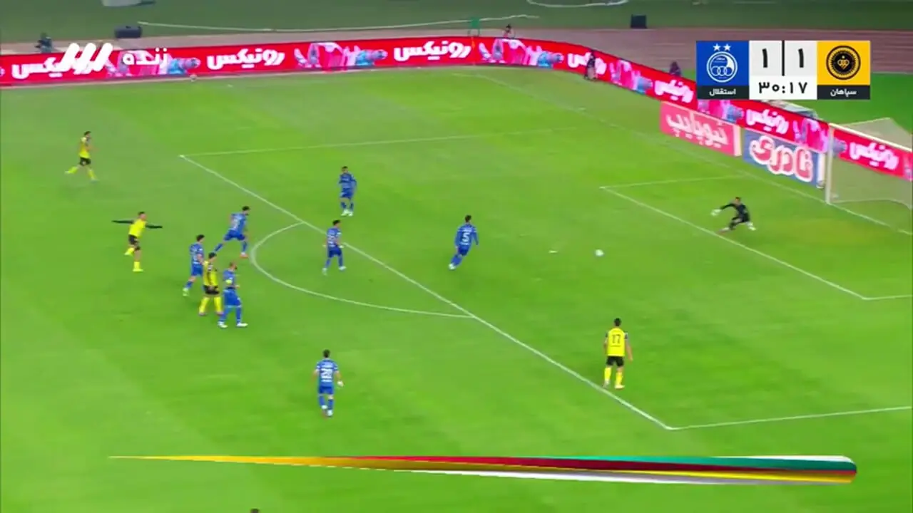 خلاصه بازی سپاهان 1 - استقلال 2