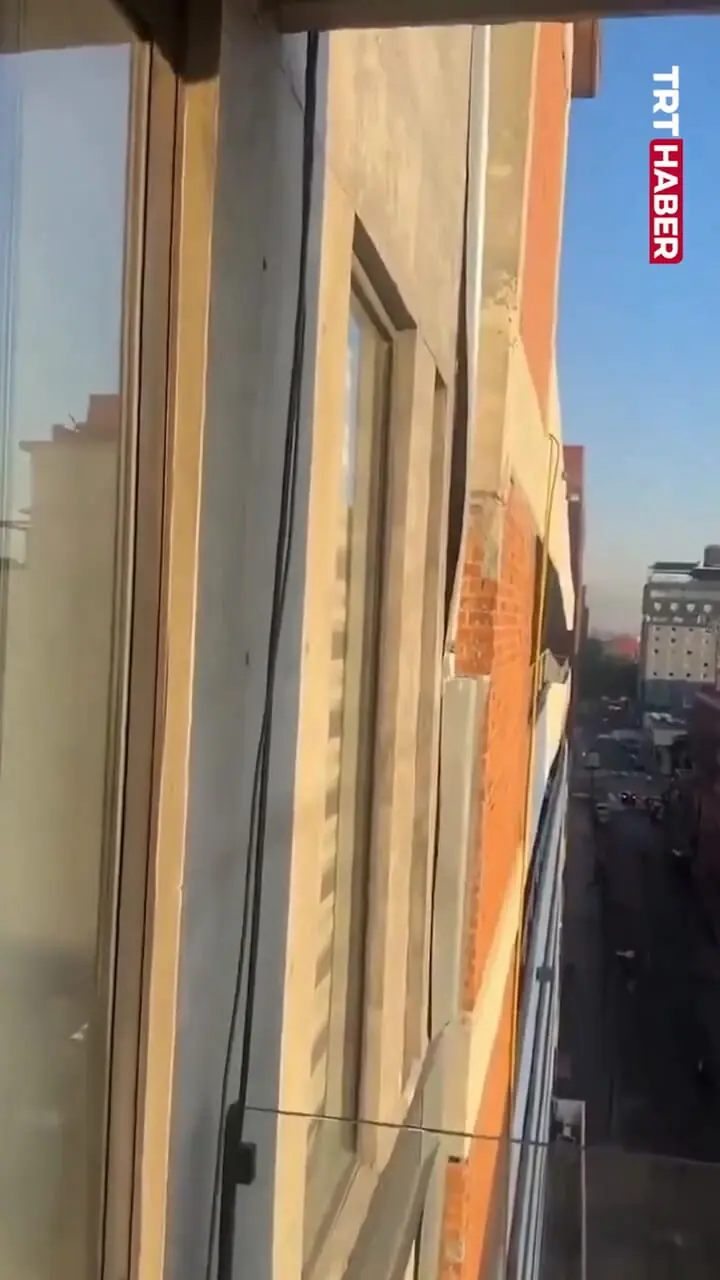 فیلم زلزله شدید در مکزیک با دو کشته