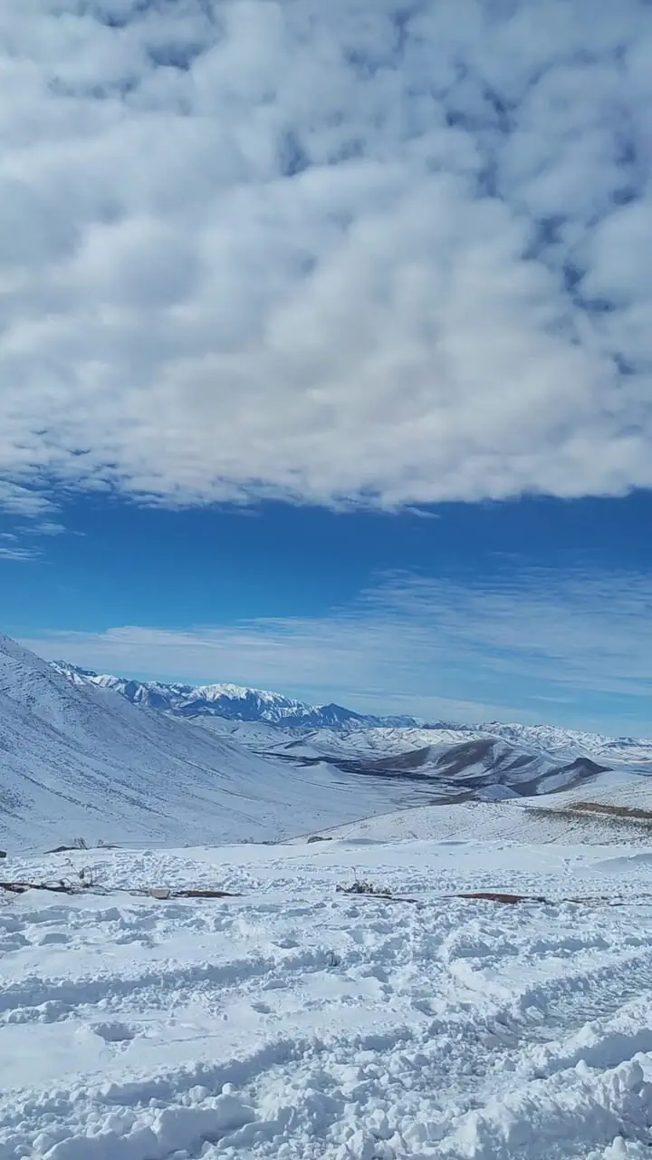 فیلم مناظر خیره کننده هنام لرستان در زمستان