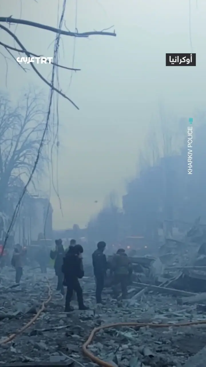 فیلم خسارات گسترده موشک های بالستیک در اوکراین