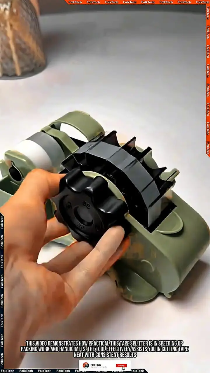 فیلم صرفه جویی در زمان با برش دهنده نوار چسب