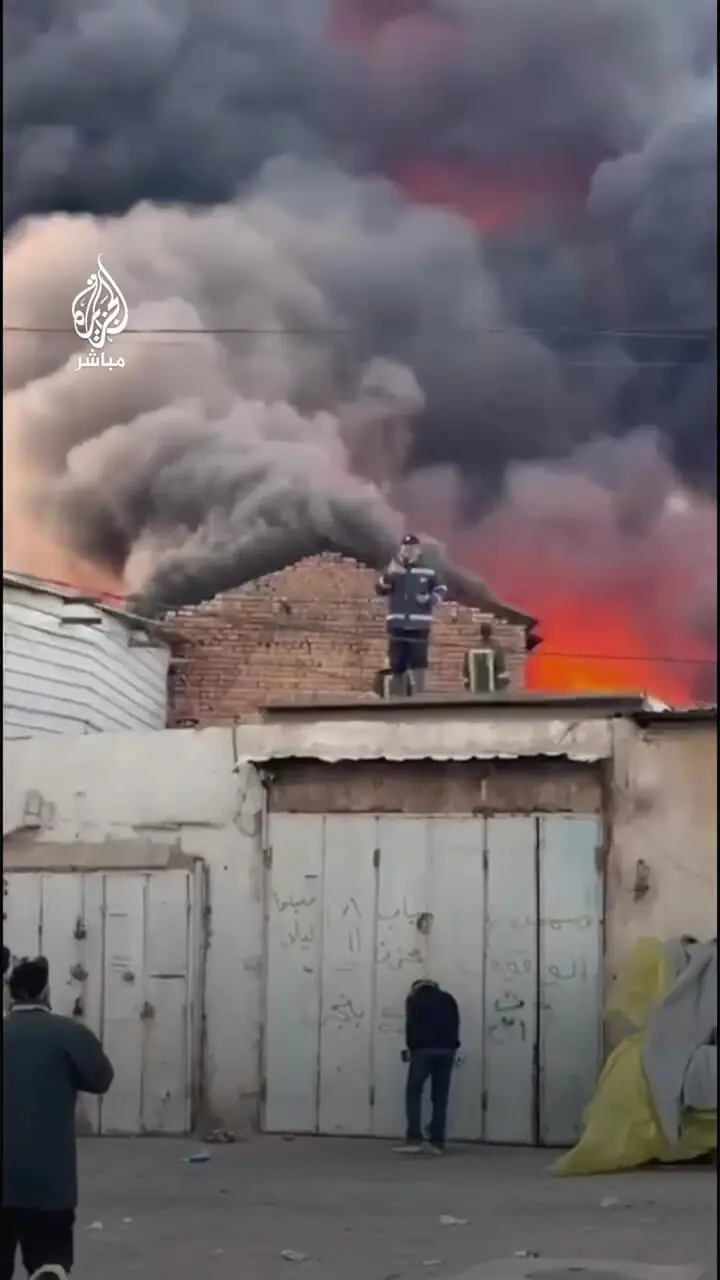 فیلم نجات ۸ انبار از آتش سوزی