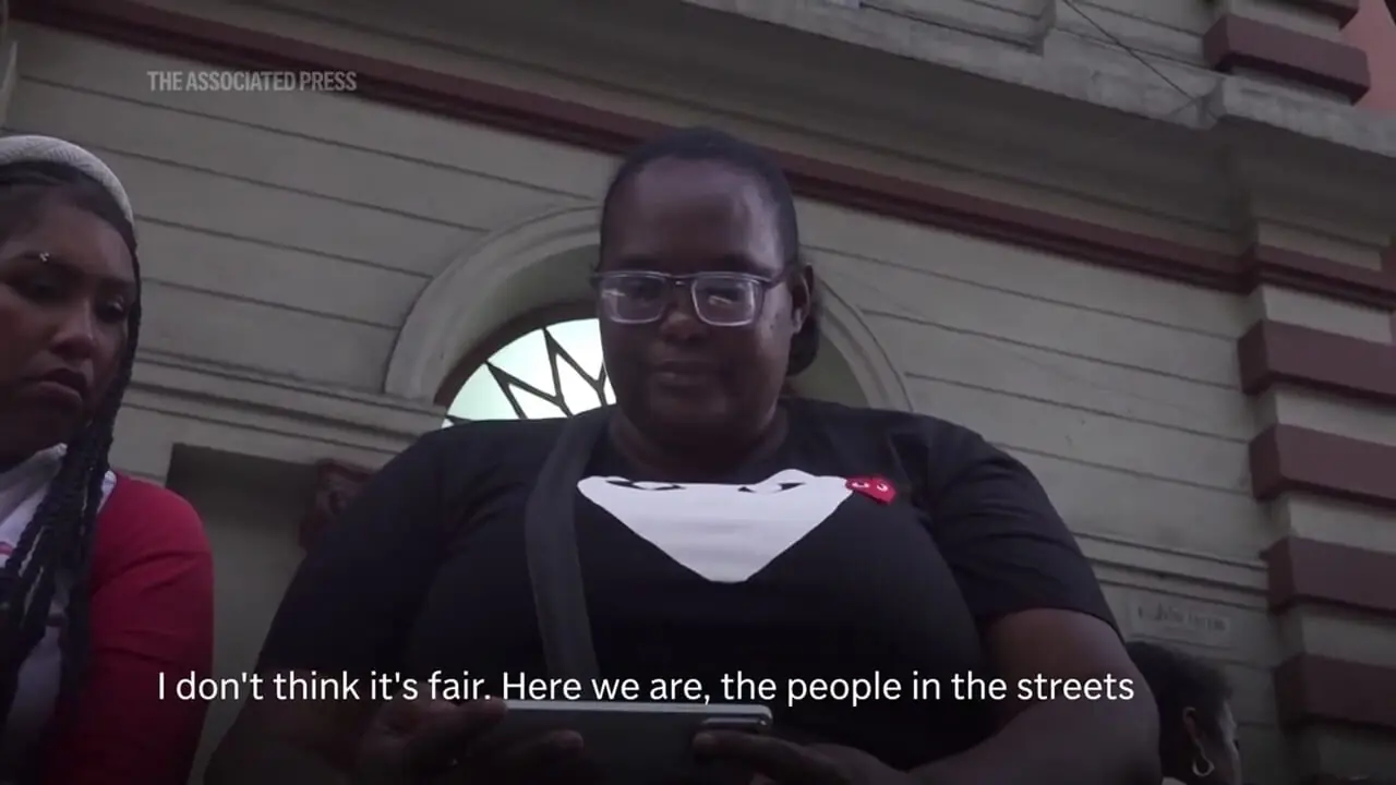 فیلم خشم حامیان مادورو از اقدام آمریکا