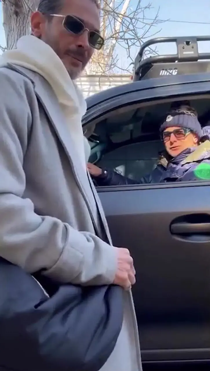 امین حیایی هم به کمپین پز نیست سبک زندگیمه رضا گلزار پیوست/ رونمایی از خودرو آفرود امین حیایی که عظمتش زبون آدمو بند میاره