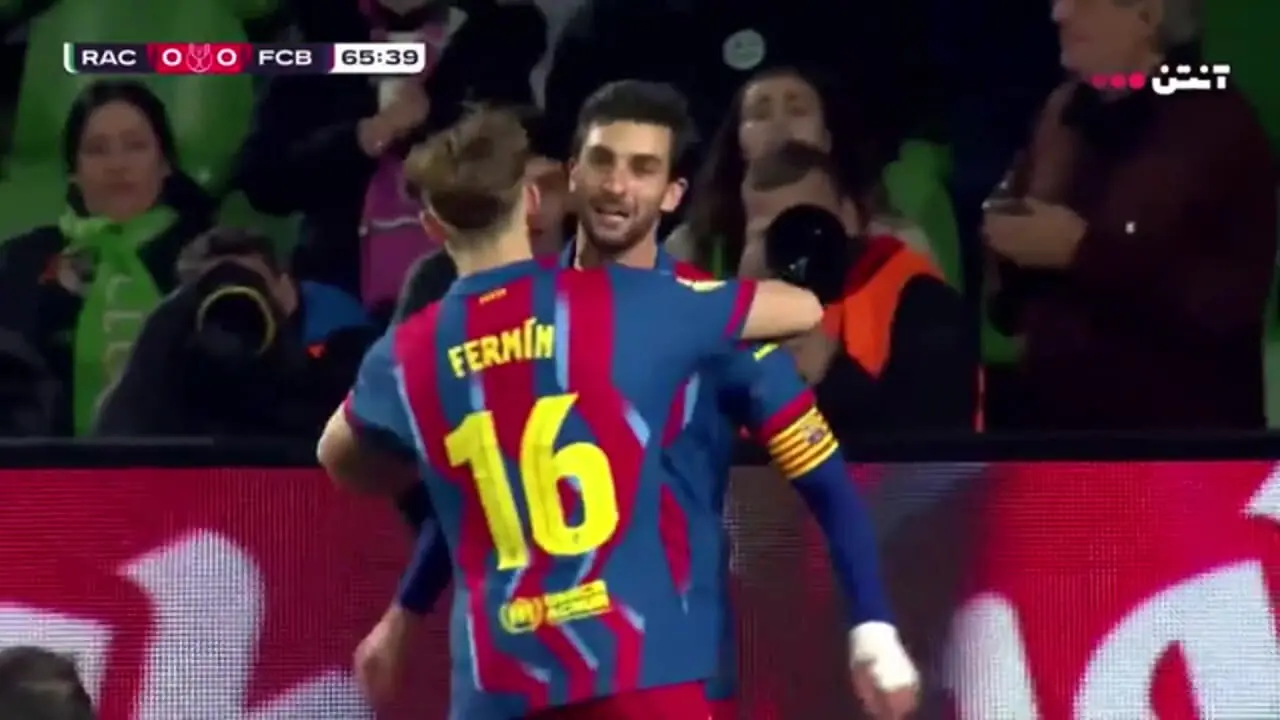 خلاصه بازی ریسینگ سانتاندر 0 - بارسلونا 2