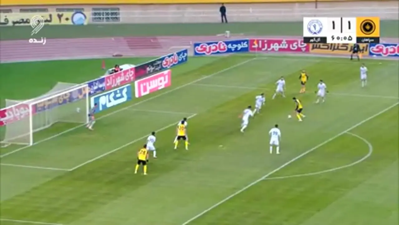 فیلم خلاصه بازی سپاهان 1 - گل گهر 1