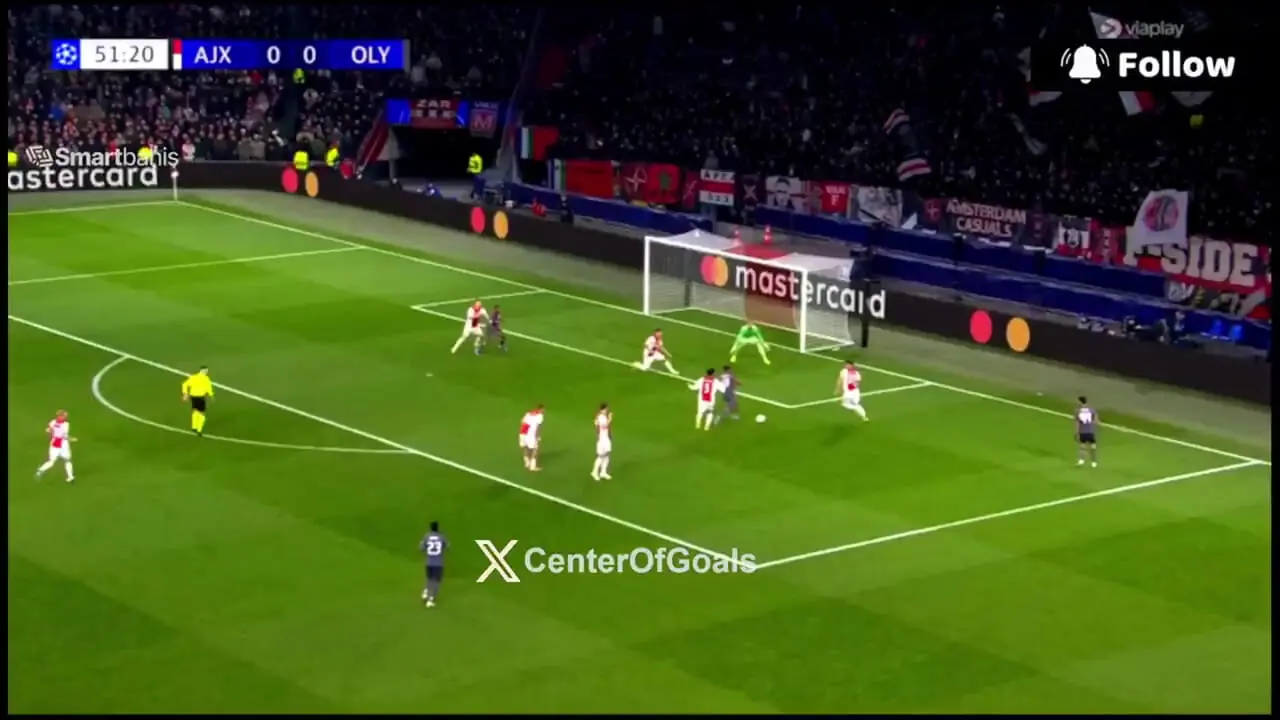 فیلم پاس گل مهدی طارمی در دیدار شب گذشته برابر آژاکس در لیگ قهرمانان اروپا