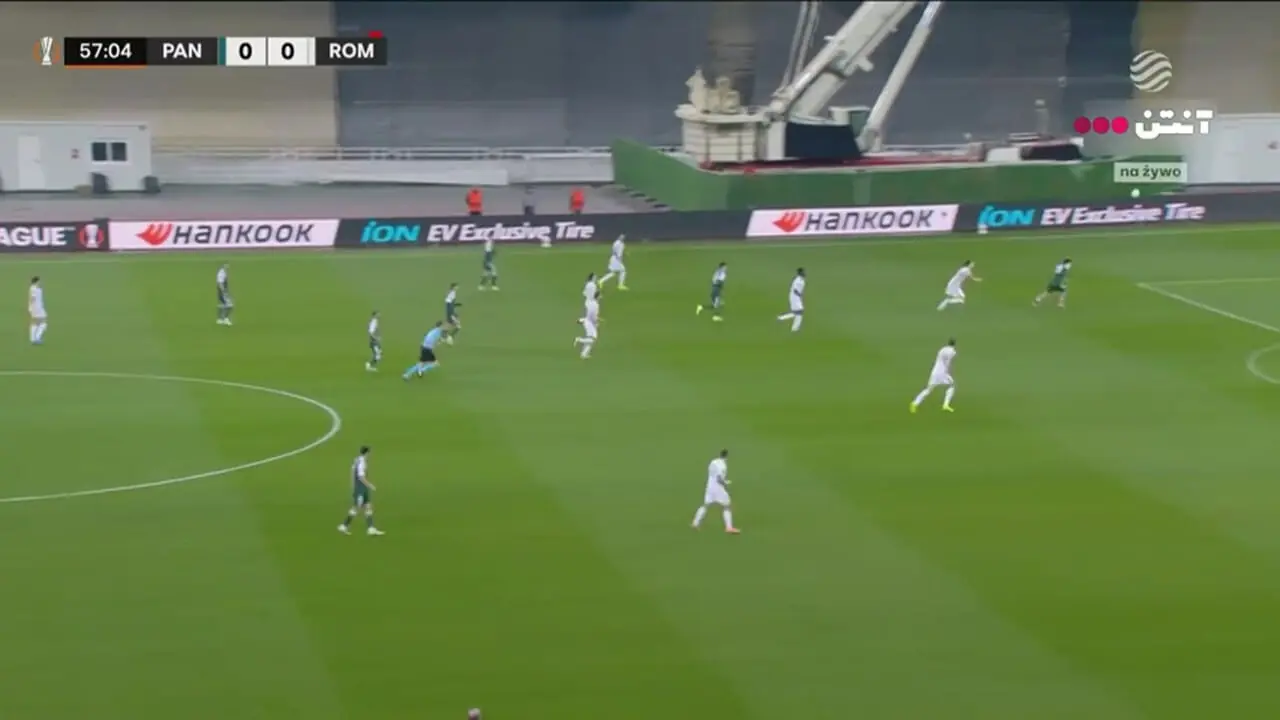 خلاصه بازی پاناتینایکوس 1 - آاس رم 1