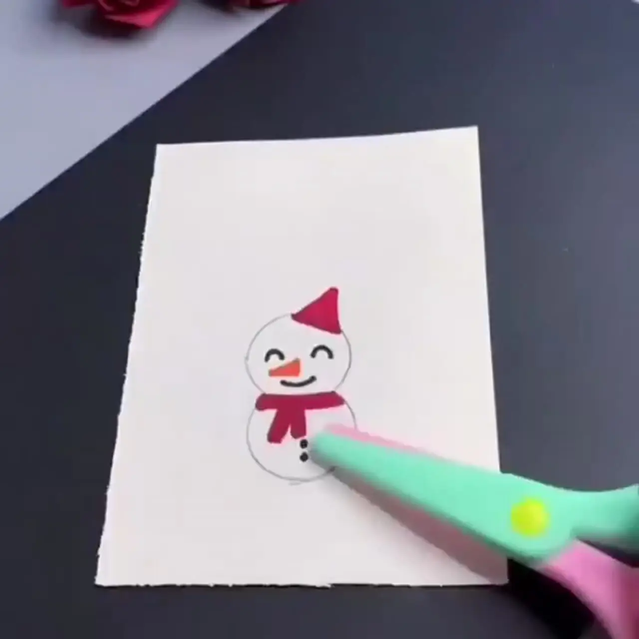 با این کاردستی آدم‌برفی، زمستان را به خانه بیاور!