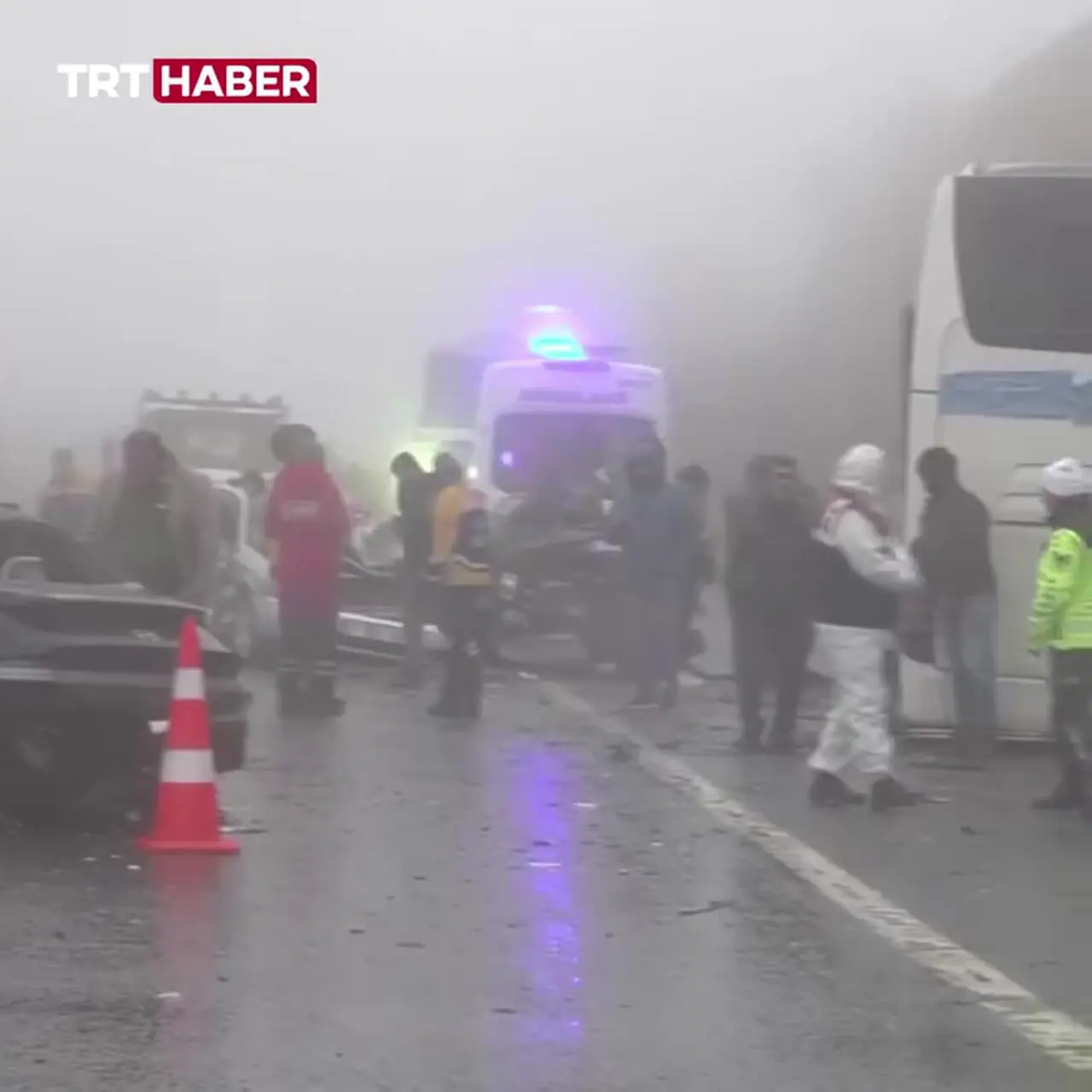 فیلم تصادف زنجیره‌ای مرگبار