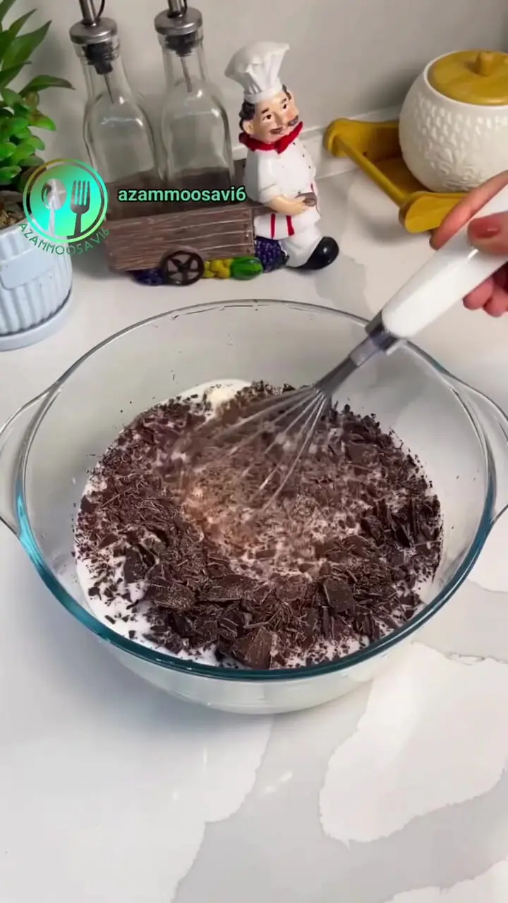 دسر فوری در خانه با فیلم طرز تهیه کرم بیسکوییت و یک ترفندی خوشمزه