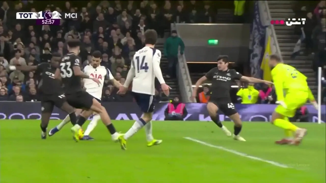 خلاصه بازی تاتنهام 2 - منچسترسیتی 2