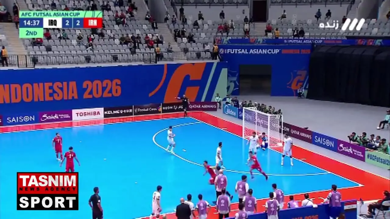 فیلم گل سوم ایران به عراق توسط حسین طیبی /  عراق 2 - ایران 3