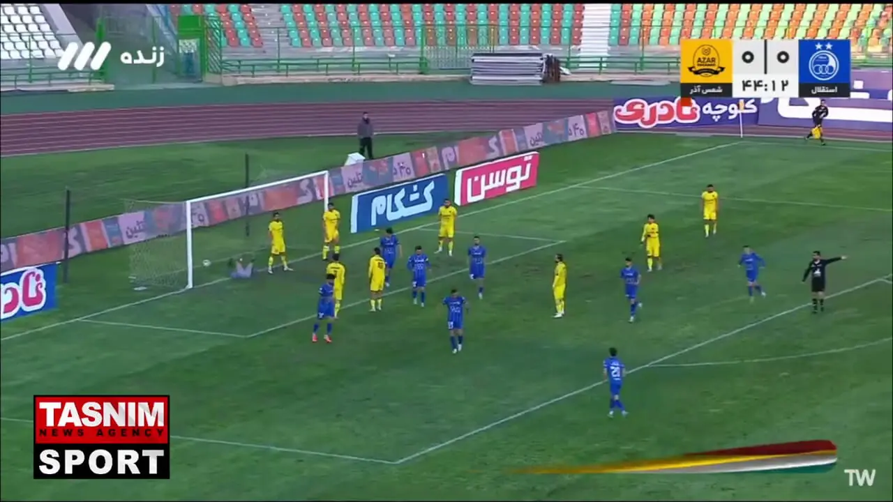 فیلم گل اول استقلال به شمس‌آذر توسط ابوالفضل جلالی 45