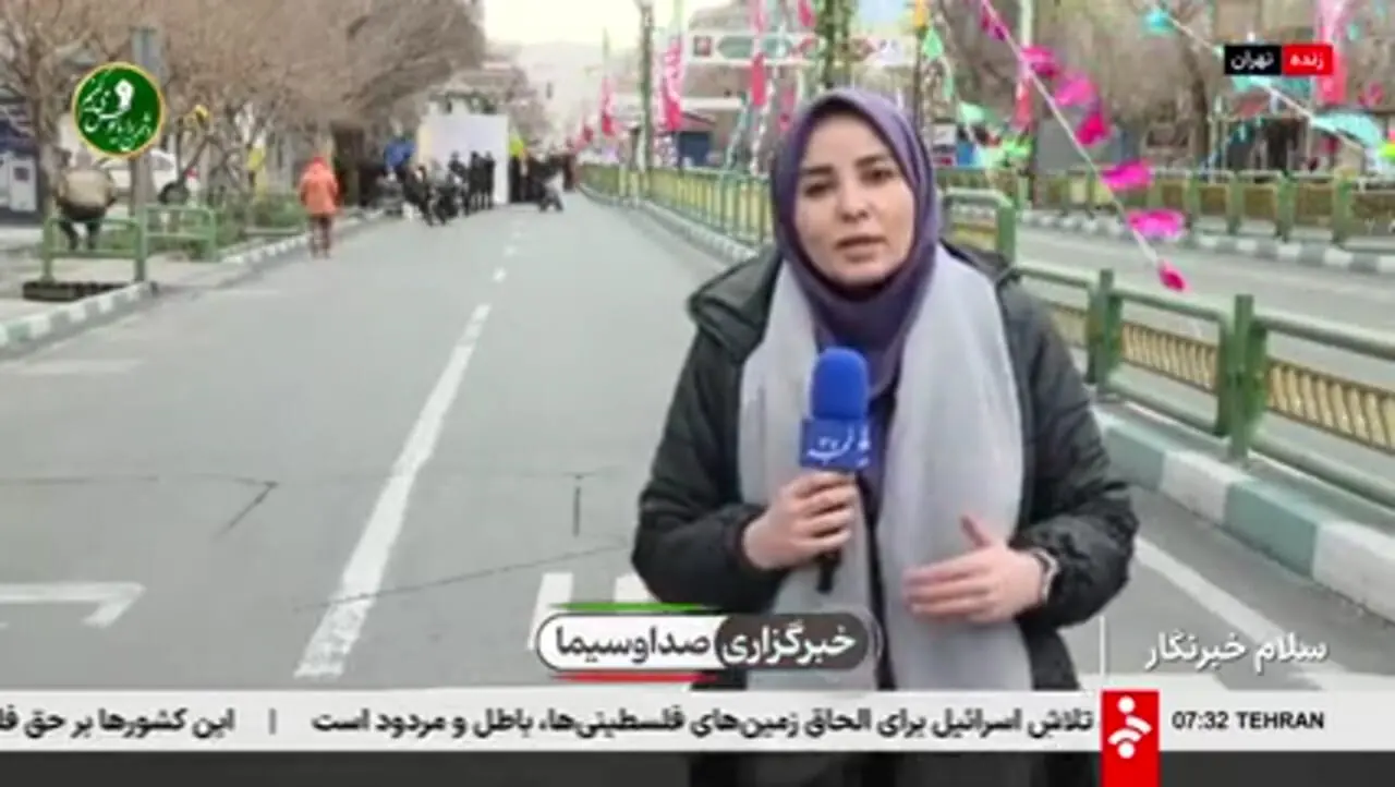 فیلم آغاز راهپیمایی 22 بهمن با حضور مشتاقانه مردم از صبح زود