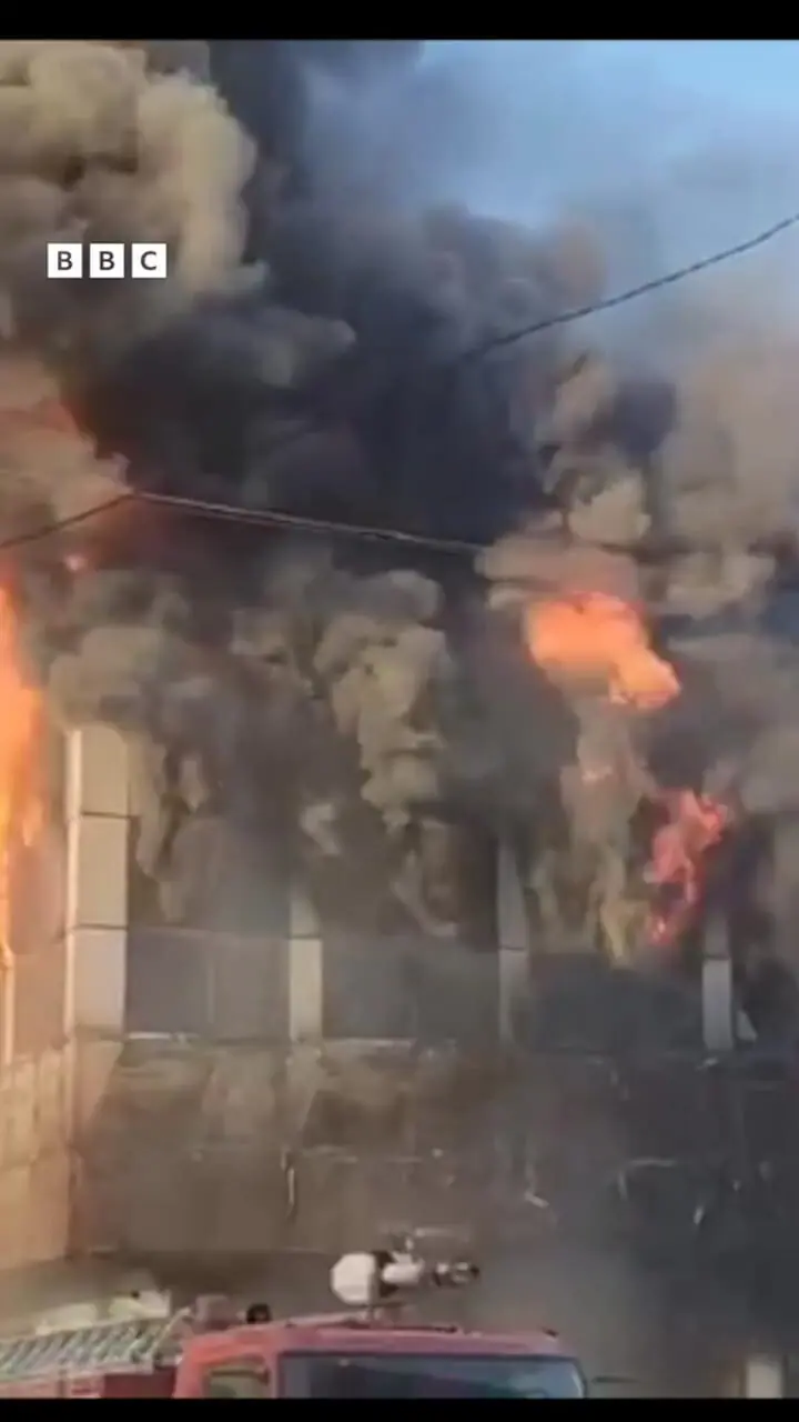 فیلم وقوع آتش سوزی بزرگ در قندهار