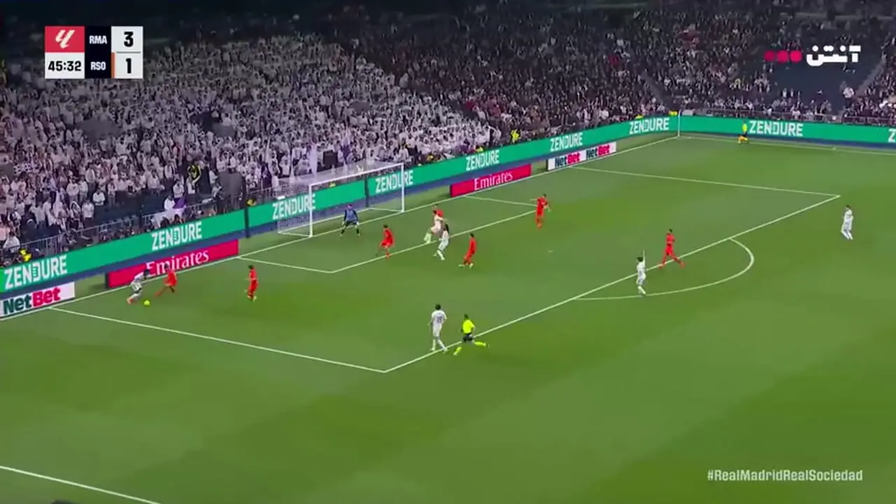 خلاصه بازی رئال مادرید 4 - رئال سوسیداد 1