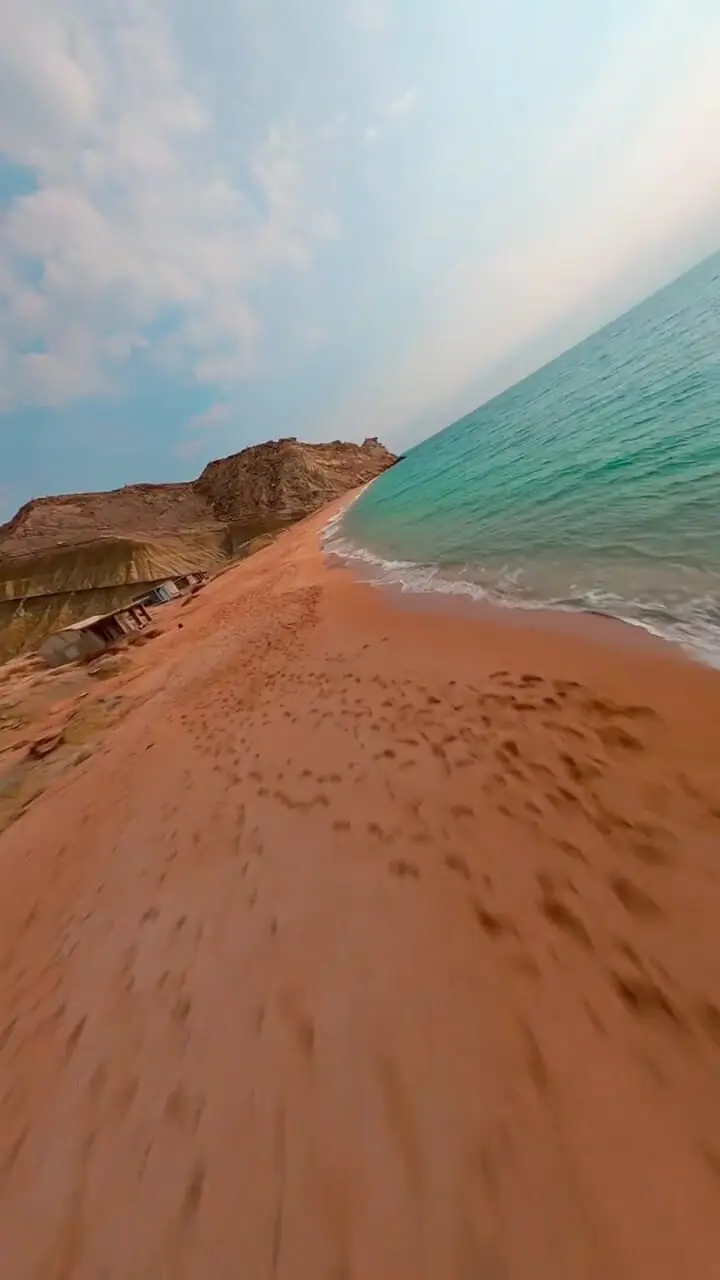 فیلم نمای هوایی از کوشکنار الپی هرمزگان