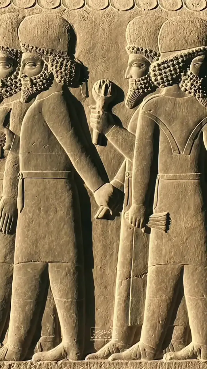 شکوه هنر هخامنشی در پلکان کاخ سه‌ دروازه