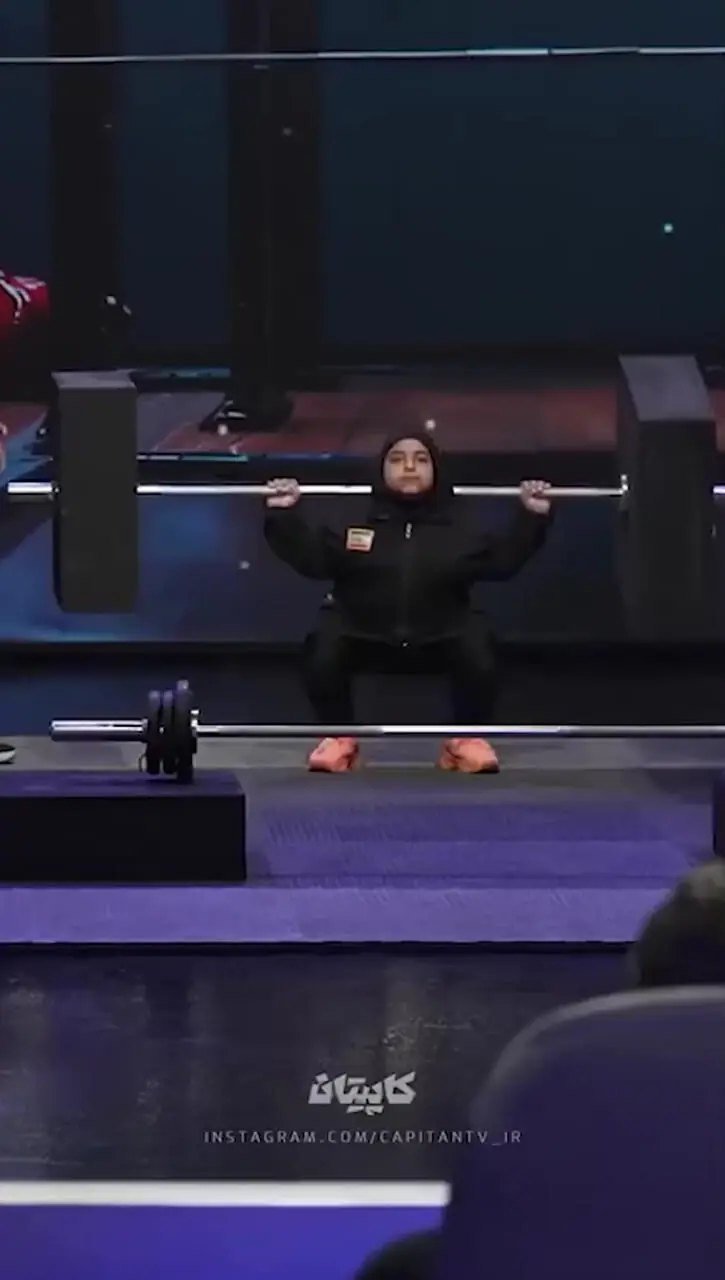 فیلم حماسه دختر 11 ساله ایرانی در وزنه برداری و  مبهوت شدن سینا مهراد و هادی چوپان  /  خانم گرگ پارسی لقب برازندشه