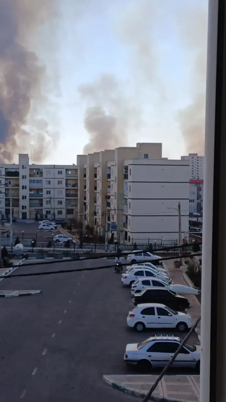 فیلم / علت دود سیاه در آسمان پرند چه بود ؟!  / امروز فیلم هایش همه را به استرس انداخت