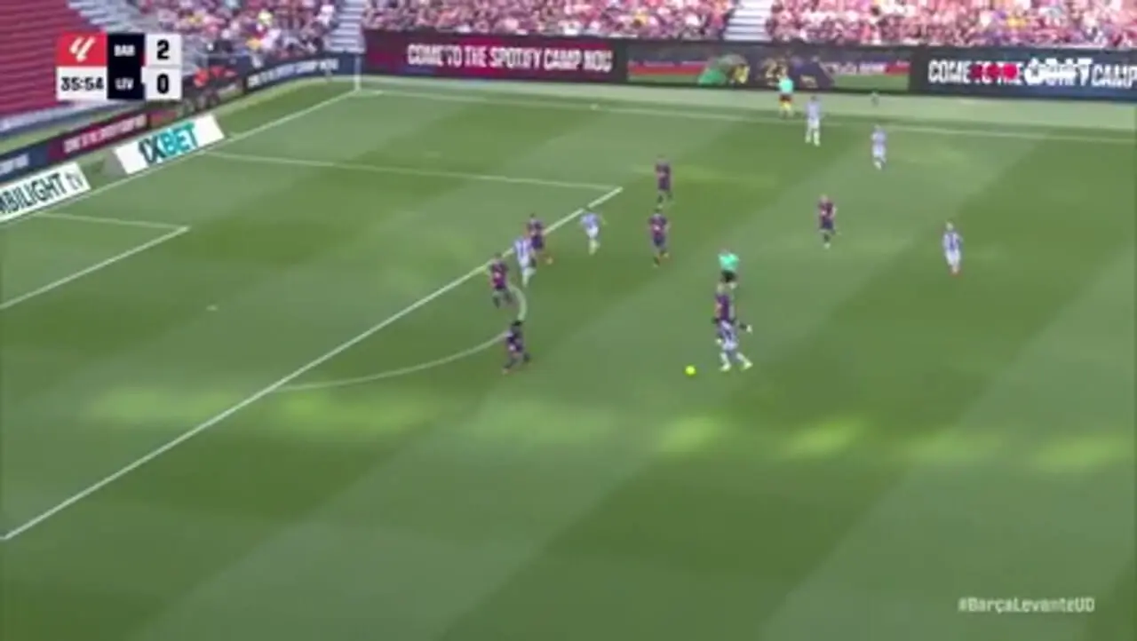 خلاصه بازی بارسلونا 3 - لوانته 0