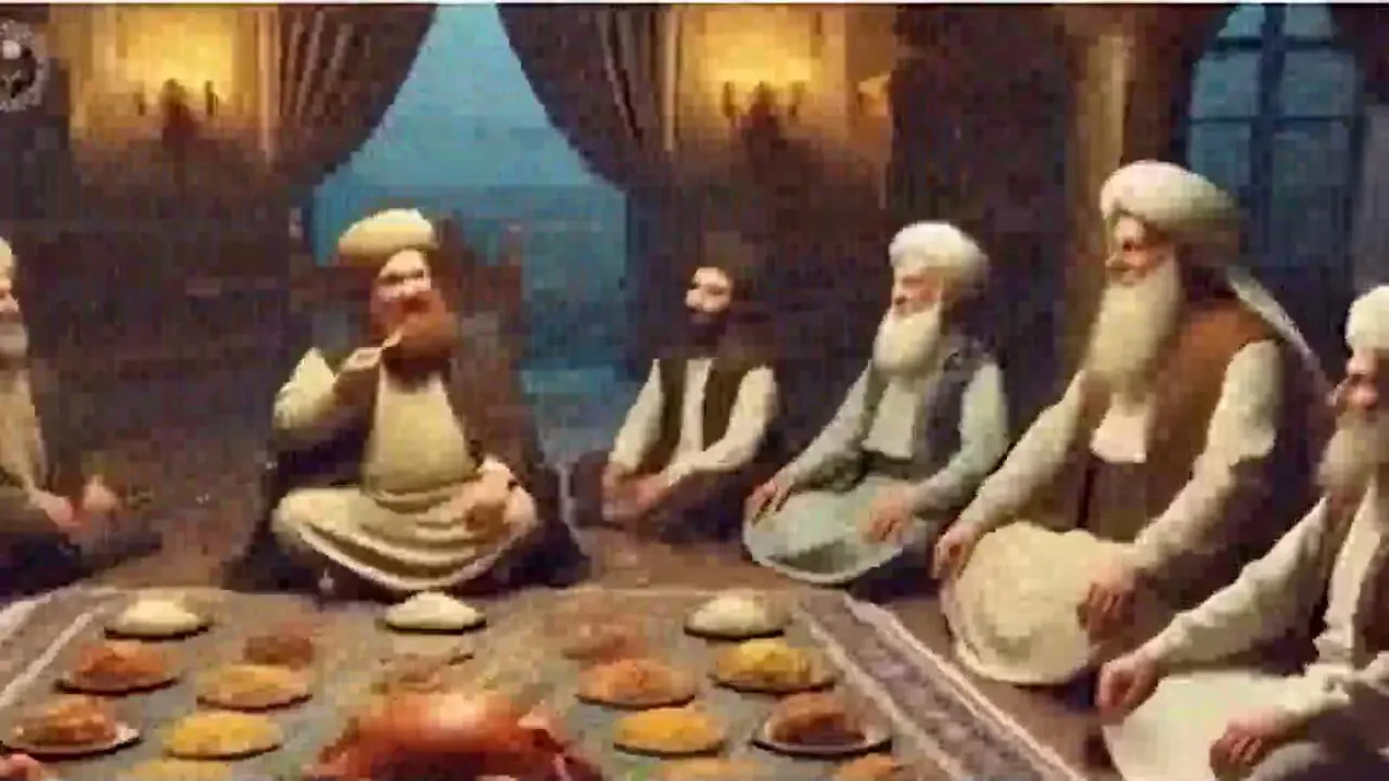 فیلم/  افطاری جنجالی ملانصرالدین؛ وقتی با یه حرکت میزبان پررو رو سر جاش نشوند!