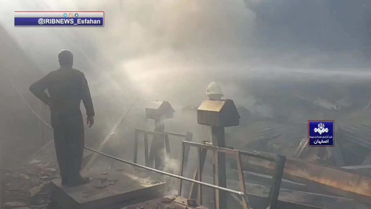 فیلم اولیه از محل سقوط بالگرد در میدان میوه و تره بار