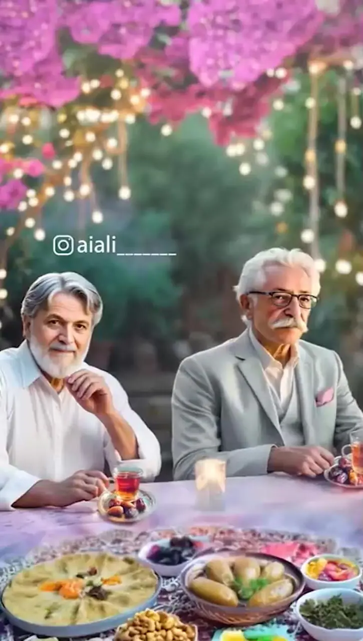 سفر به دهه 60 و 70 با نوای ملکوتی ربنای شجریان سرسفره افطار بهشتی هنرمندان/ حمیده خیرآبادی، حسن جوهرچی، مهرداد میناوند، محمدعلی کشاورز