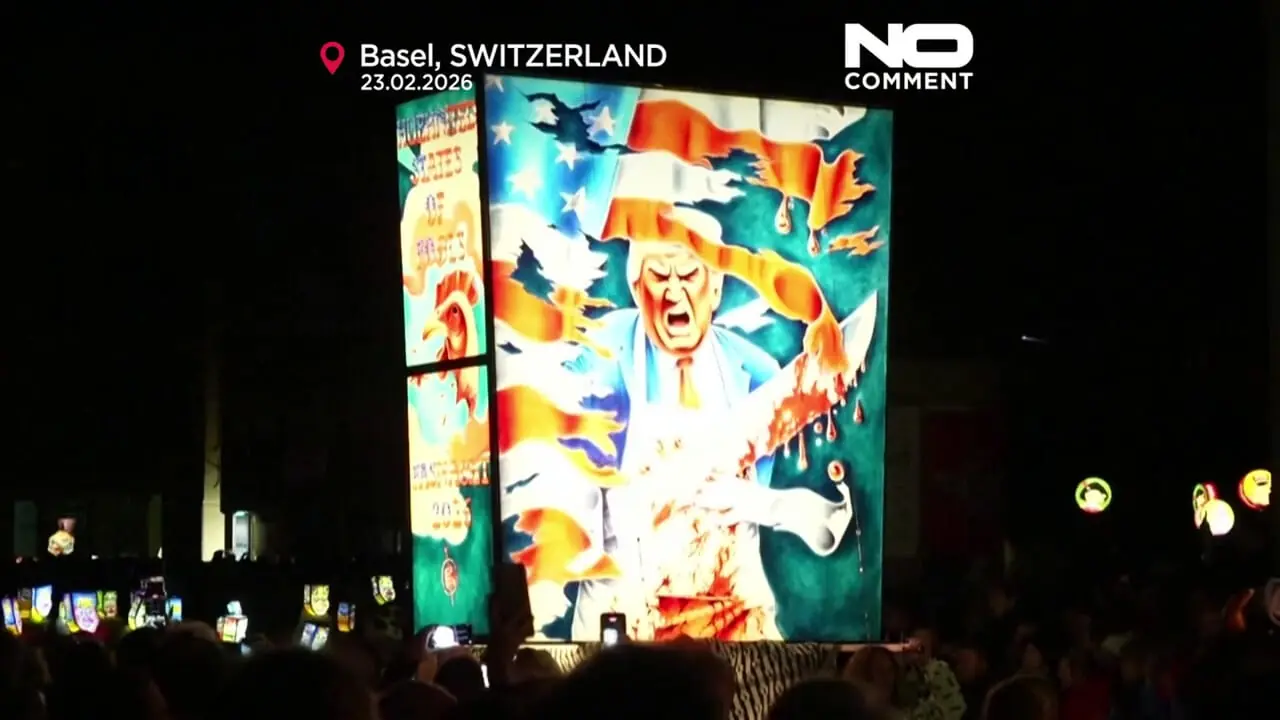 کارناوال بازل با چاشنی طعنه به ترامپ