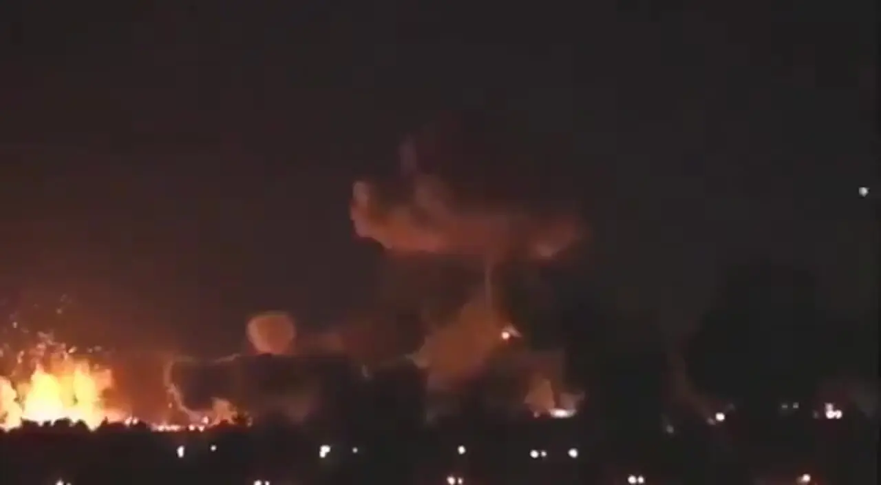 فیلم بمباران شدید زیرساخت های طالبان در کابل