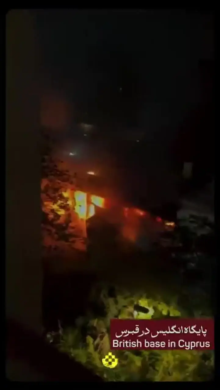 فیلم / لحظات اصابت موشک‌های ایران به پایگاه‌های امریکا و رژیم اسرائیل