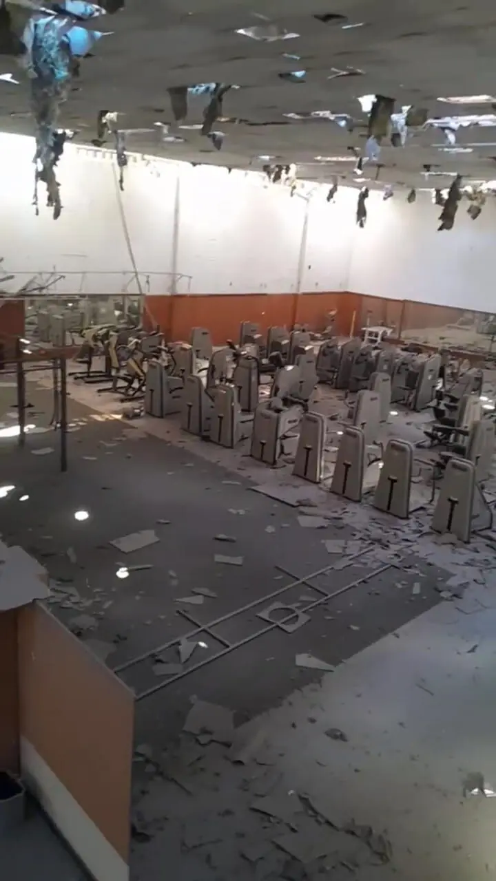 فیلم تخریب کمپ تیم‌ های ملی جودو در پی حمله آمریکا و اسرائیل