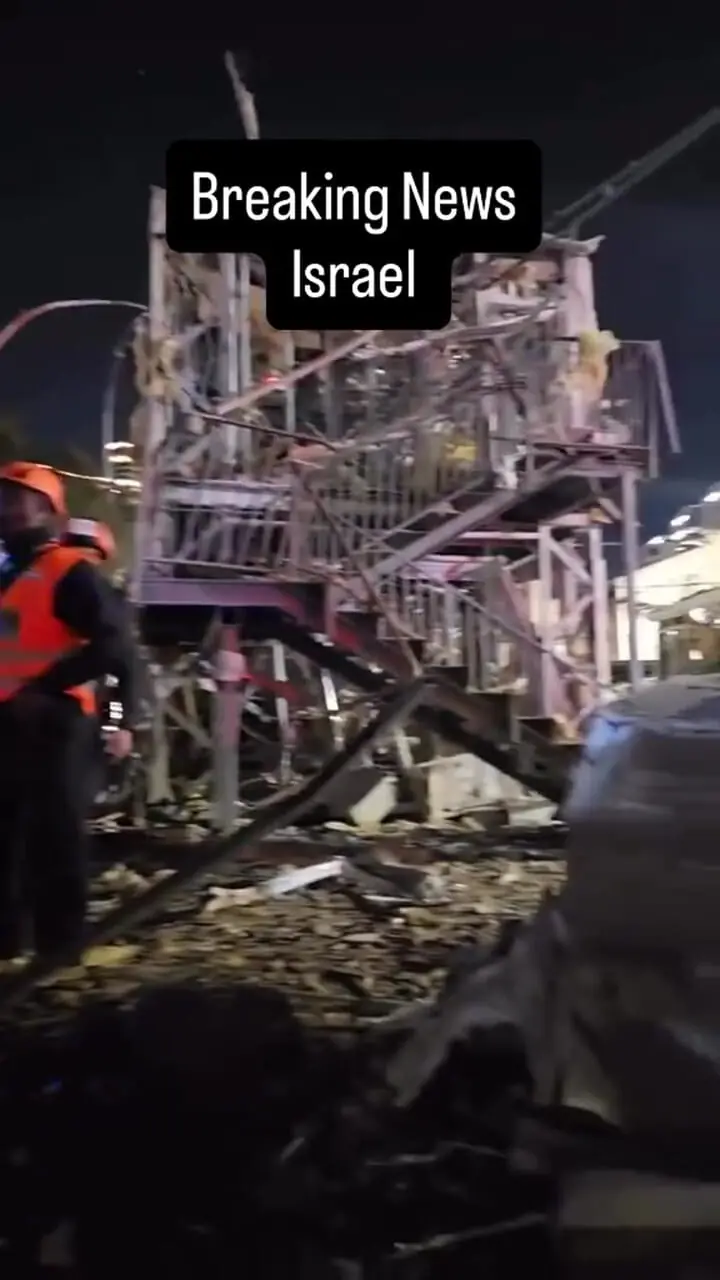 فیلم قدرت تخریب موشک خرمشهر ایران در حملات شب گذشته