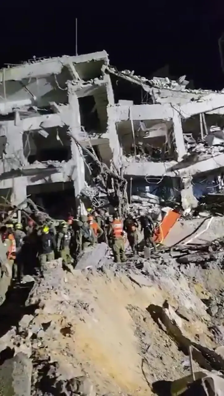 فیلم صحنه تخریب موشک های ایران در اسرائیل