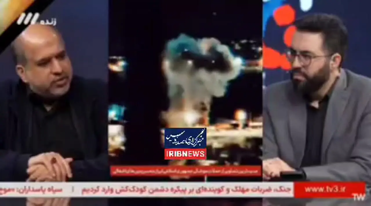 فیلم / قدرت نمایی ایران در مقابل ورود ناو آمریکایی به تنگه هرمز