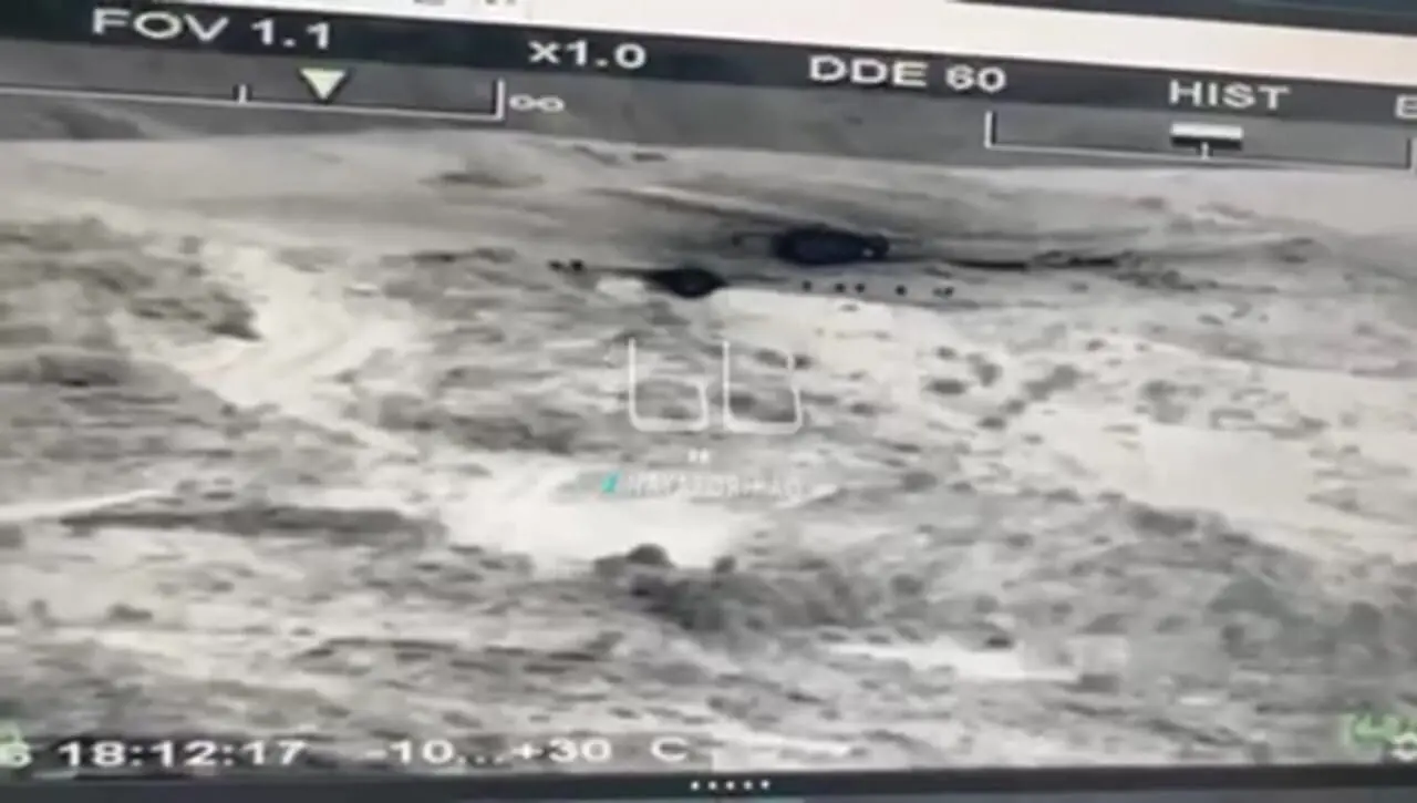 لحظات اولیه از فرود نیروهای ویژه صهیونیست + ویدئو | تصاویر دوربین مدار بسته از لحظه هلی برن