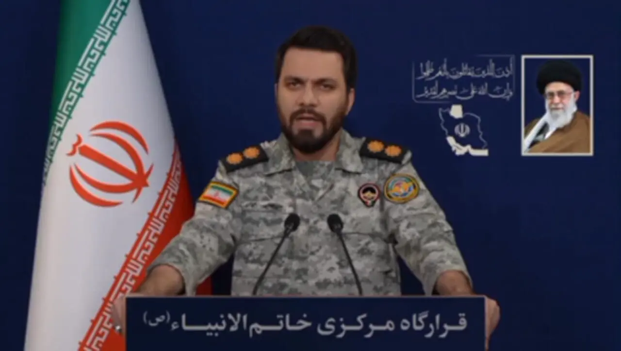 فیلم / سخنگوی قرارگاه مرکزی خاتم‌الانبیا: ممکن است به صورت شناور قصد ورود کنید اما به قعر خلیج فارس می‌روید