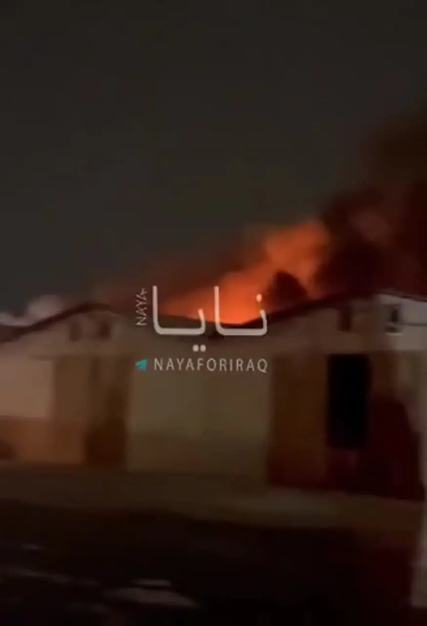 فیلم حریق  دژ رژیم متجاوز آمریکا در اربیل عراق