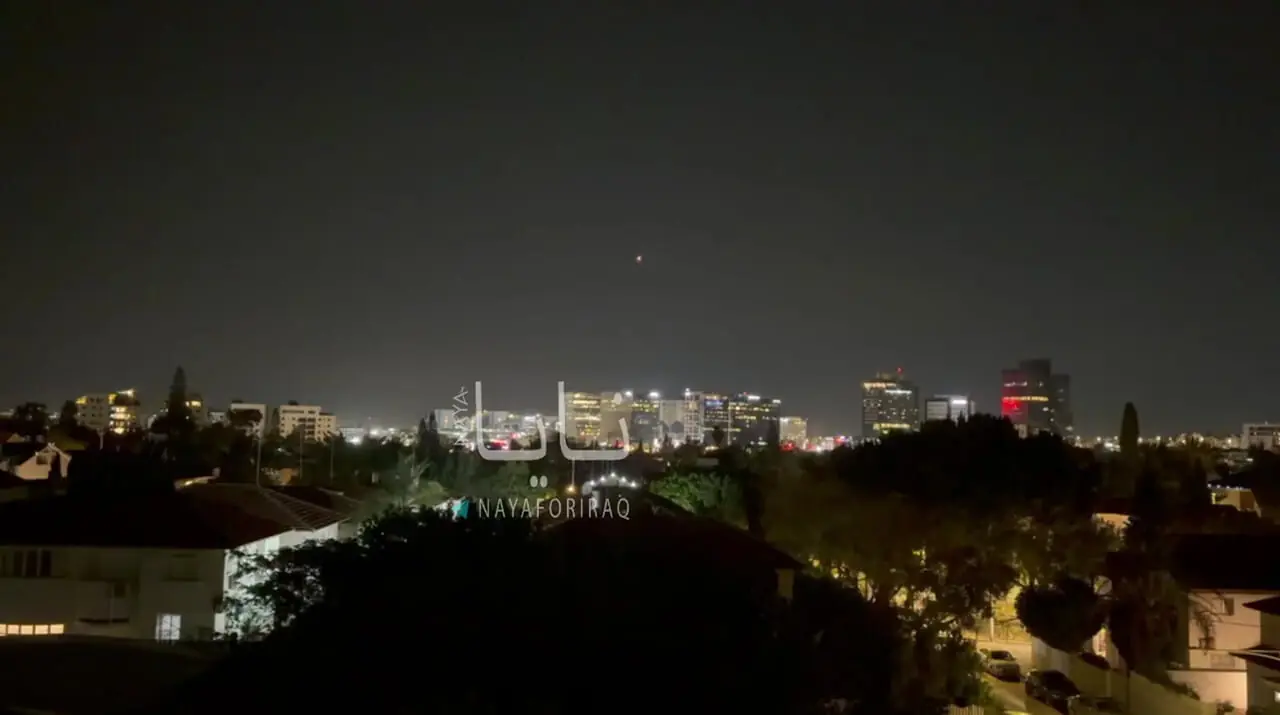 فیلم فرود مستقیم موشک ایرانی در حیفا